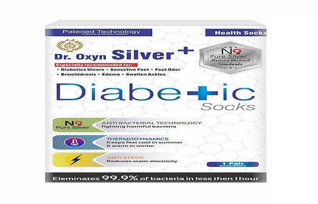  Dr. Oxyn World Class Silver Plus Diabetic Care Socks