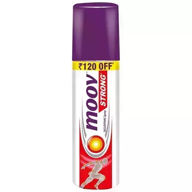 Moov Strong Diclofenac Spray Red 80gm