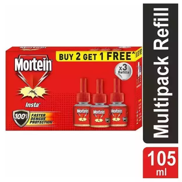 Mortein Insta Mosquito Repellent Refill 35 ml Pack Of 3