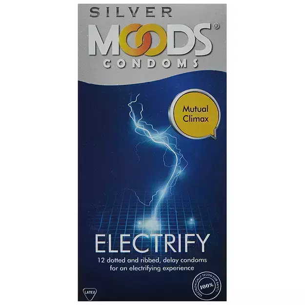 MOODS Silver Electrify Condom (12)