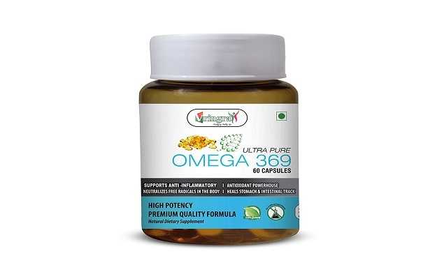Vringra Omega 369 Capsules - Flax Seeds Oil Capsule 