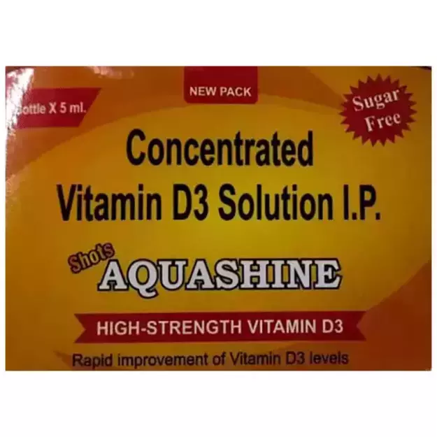 Aquashine Shots Oral Solution Sugar Free 5ml