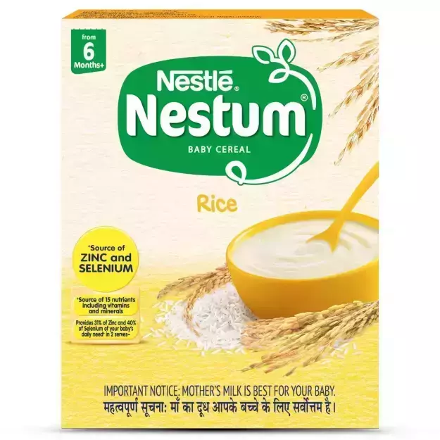 Nestle Nestum Baby Cereal Rice  After 6 Months Refill Powder 300gm