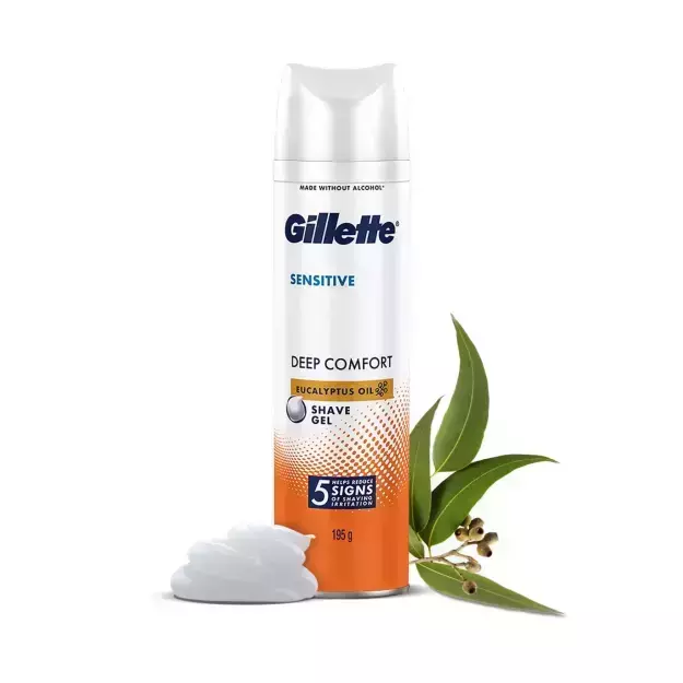 Gillette Sensitive Shave Gel 195gm