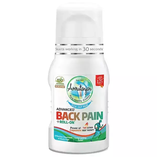 Amrutanjan Advanced Back Pain Plus Roll On 50ml