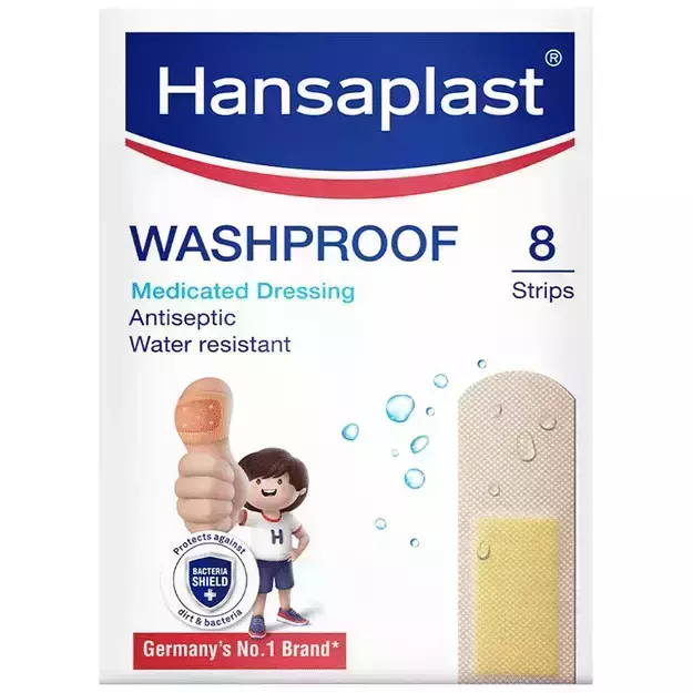Hansaplast Washproof Medicated Dressing (8)