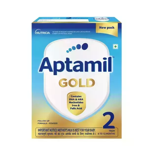 Aptamil Gold Stage 2 Follow up Formula Powder (From 6 to 12 Months) 400gm