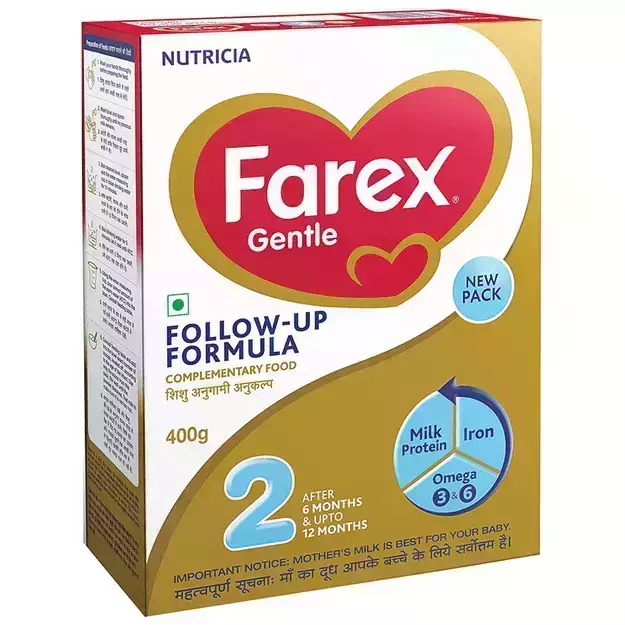 Farex Gentle Stage 2 Follow-Up Formula Refill 400gm
