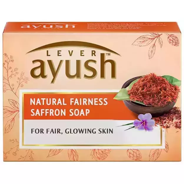 Lever Ayush Natural Fairness Saffron Soap 100gm
