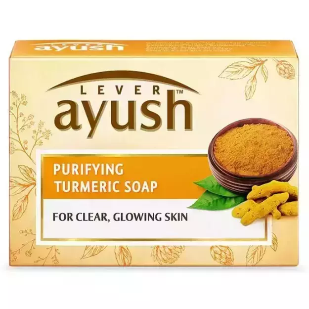 Lever Ayush Purifying Turmeric Soap 100gm