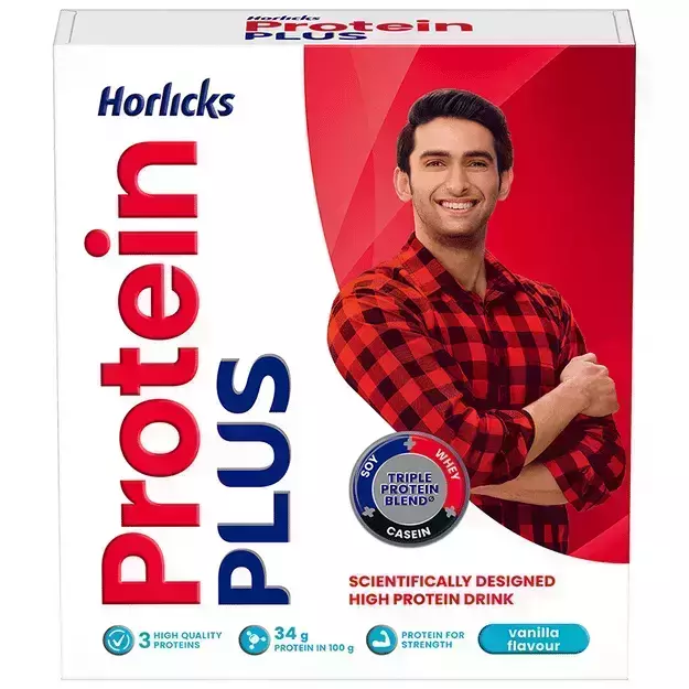 Horlicks Protein Plus Vanilla Refill 200gm