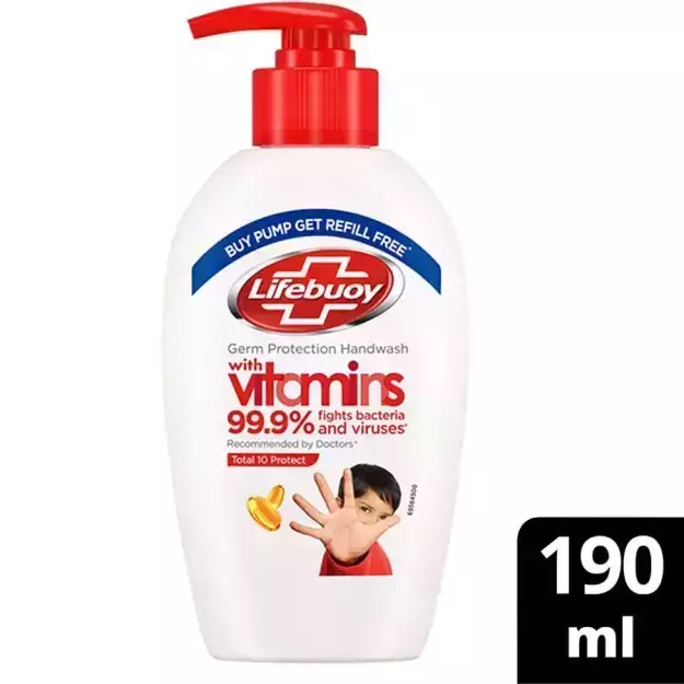 Lifebuoy Total 10 Germ Protection Handwash Pump 190ml