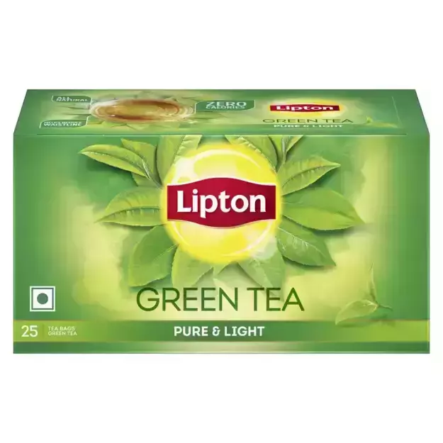 Lipton Pure and Light Green Tea Bags (25)