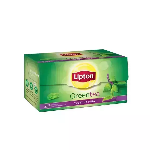 Lipton Tulsi Natura Green Tea Bags (25)