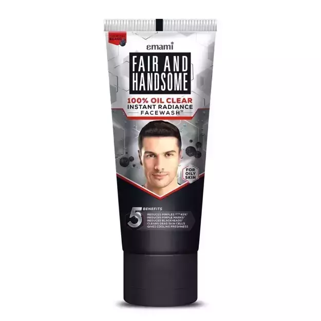 Emami Fair and Handsome 100% Oil Clear Instant Radiance Face Wash