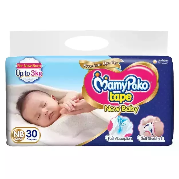 MamyPoko Tape Diapers For Babies New Born mini (30)