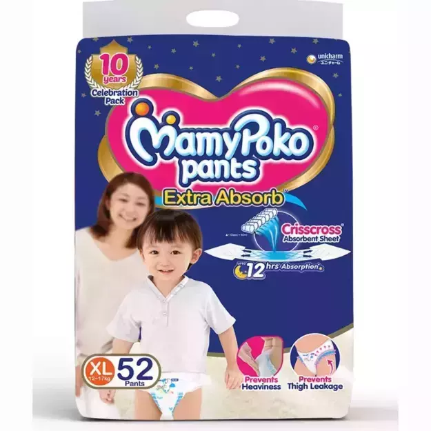 MamyPoko Extra Absorb Diaper Pants XL (52)