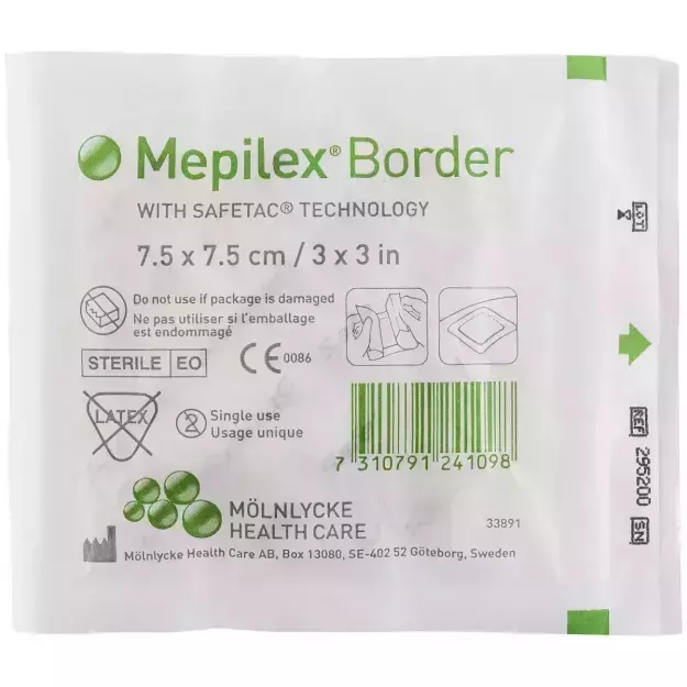 Mepilex Border Dressing (7.5 cm x 7.5 cm)