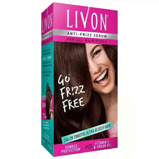 Livon Anti Frizz Serum for All Hair Types 20ml