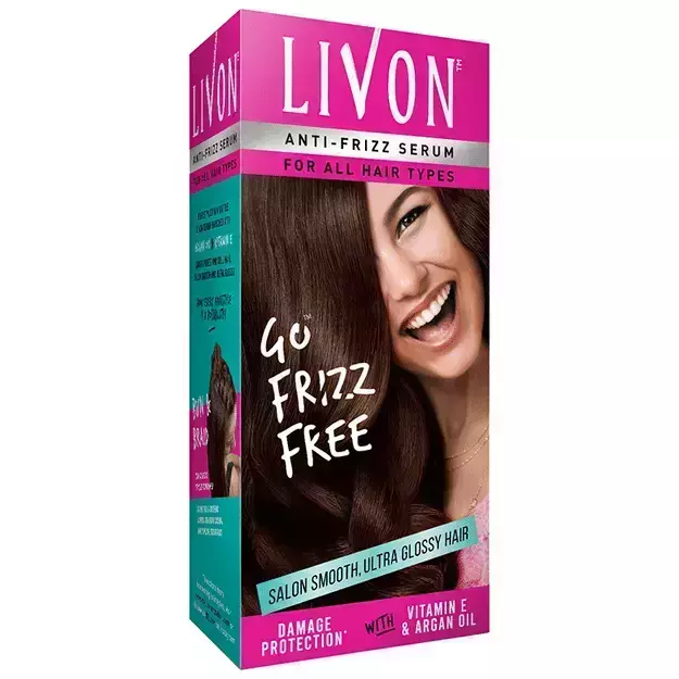 Livon Anti Frizz Serum for All Hair Types 50ml