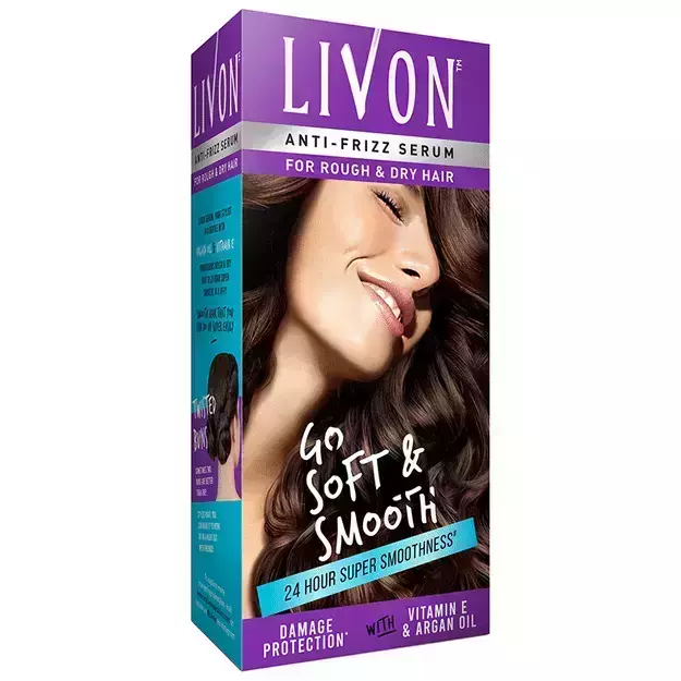 Livon Anti Frizz Serum for Rough And Dry Hair 50ml
