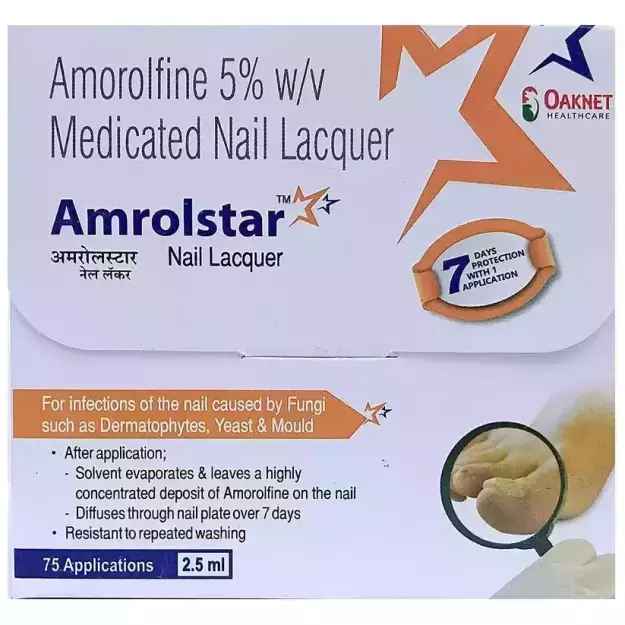 Buy Curanail Fungal Nail 3ml with 5% Amorolfine, Once weekly application,  Effective Against Finger / Toenail Fungus Online at desertcartINDIA