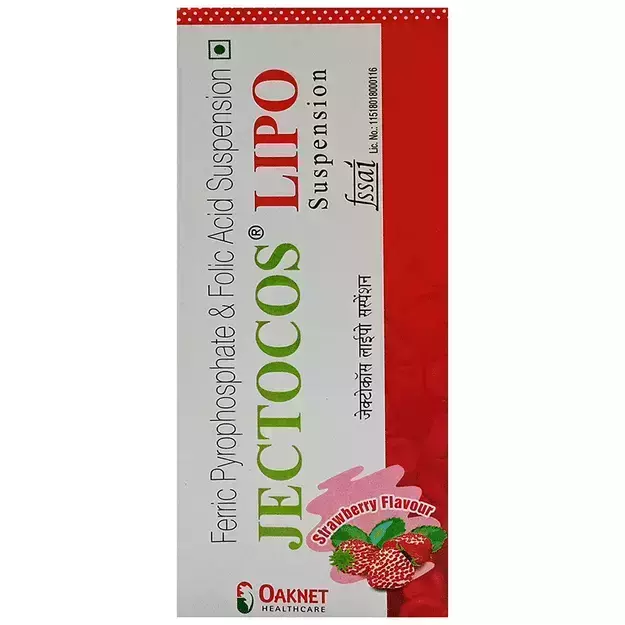 Jectocos Lipo Oral Suspension Strawberry 150ml