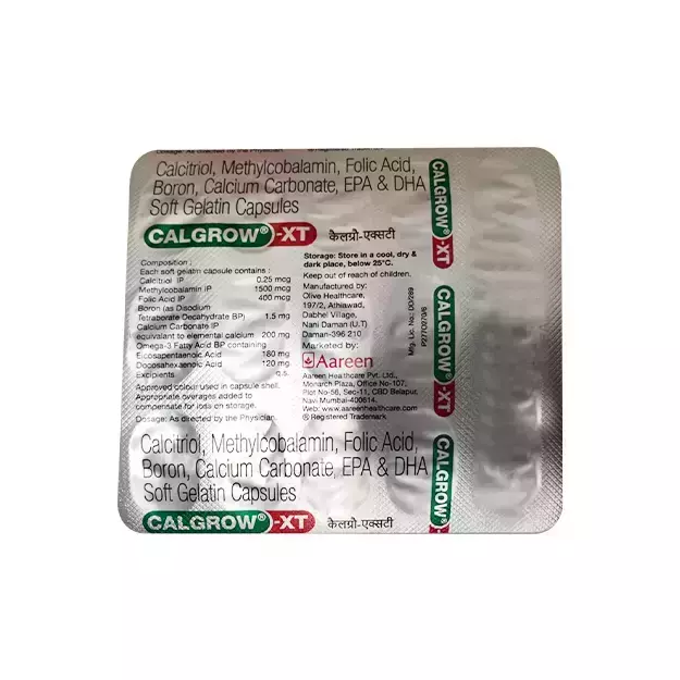 Calgrow XT Soft Gelatin Capsule (15)