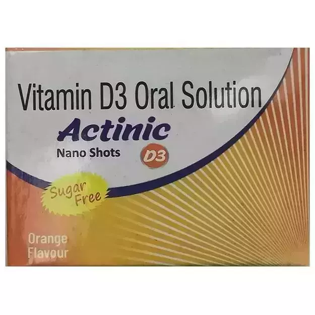 Actinic D3 Nano Shots (5ml Each) Orange Flavour Sugar Free(4)