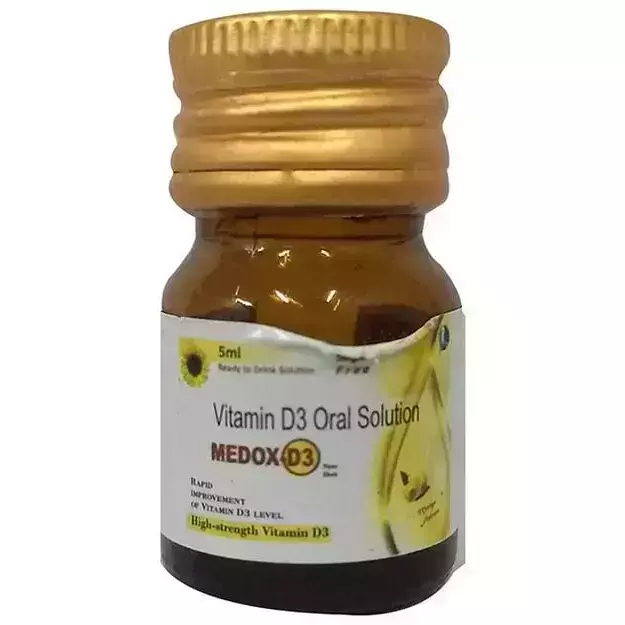 Medox D3 Oral Solution Sugar Free 5ml