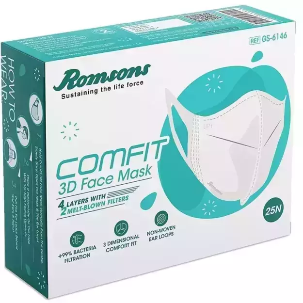 Romsons Comfit 3D 4 Layer Face Mask