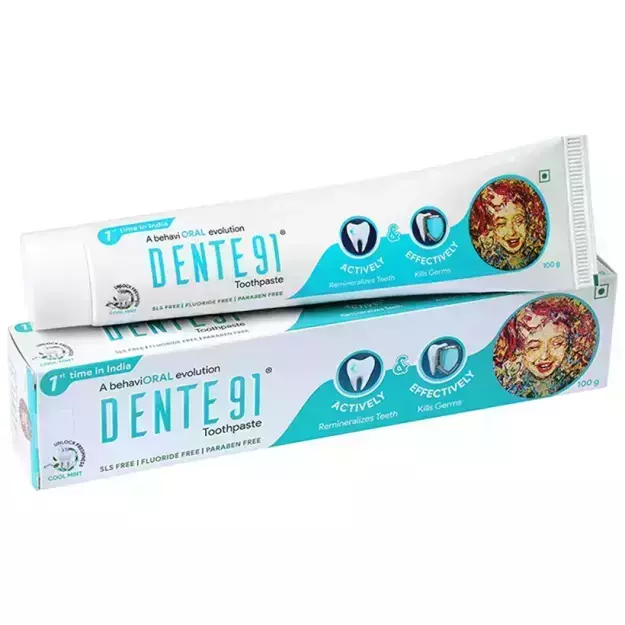 Dente 91 Toothpaste Cool Mint  100gm