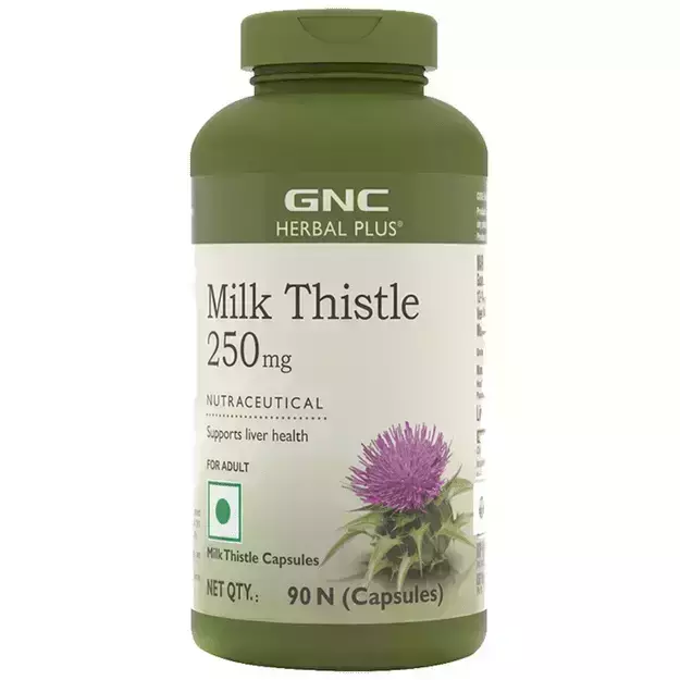 GNC Herbal Plus Milk Thistle 250mg Capsule (90)
