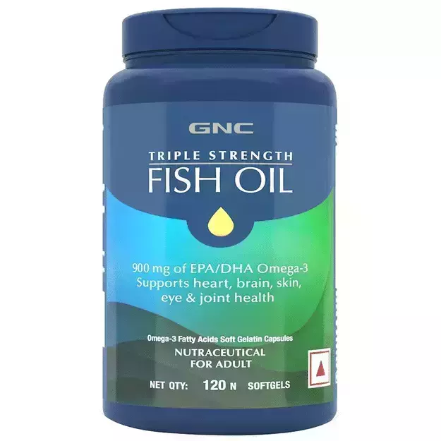 GNC Triple Strength Fish Oil Softgel (120)