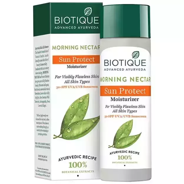 Biotique Morning Nectar Sun Protect SPF 30+ Sunscreen Moisturizer 120ml