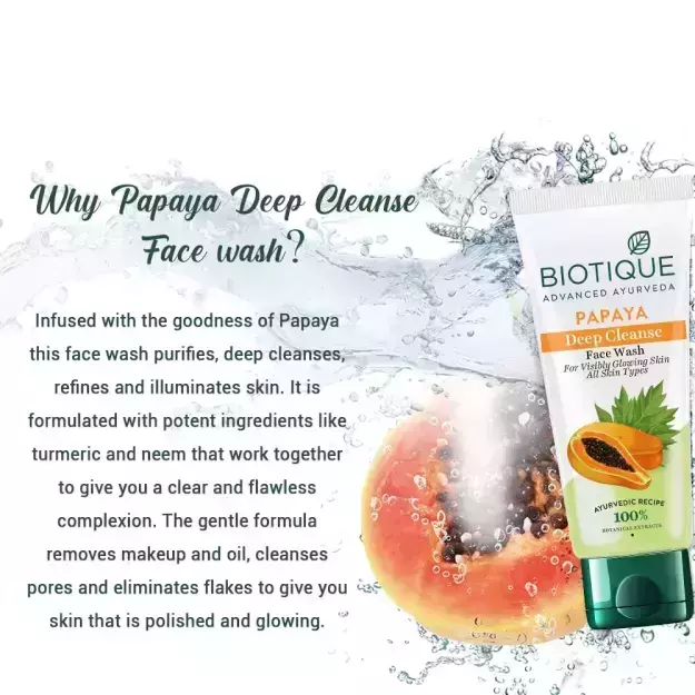 Biotique Papaya Face Wash Uses Price Dosage Side Effects Substitute Buy Online