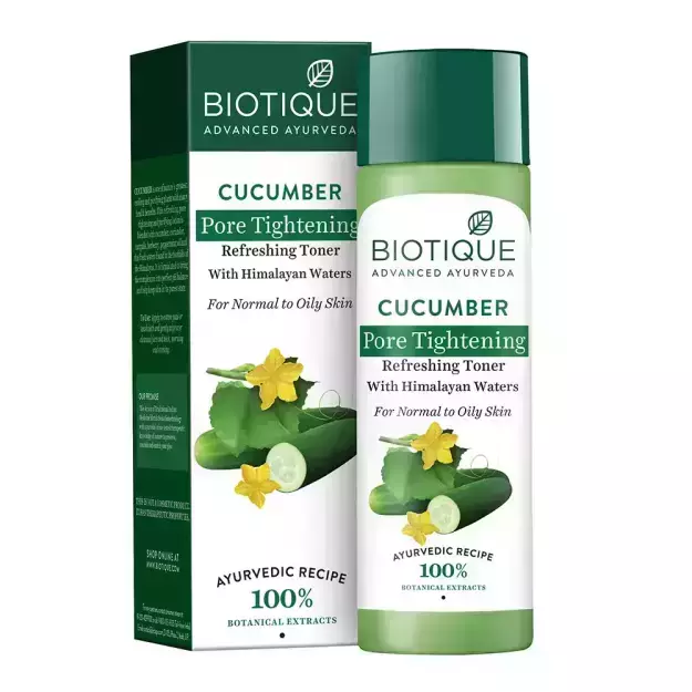 Biotique Bio Cucumber Pore Tightening Refreshing Toner with Himalayan Water 120ml
