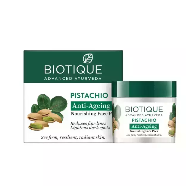 Biotique Pistachio Anti Ageing Nourishing Face Pack 50gm