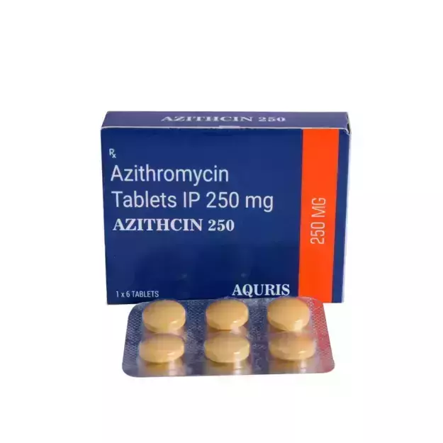 Azithcin 250 Tablet (6)