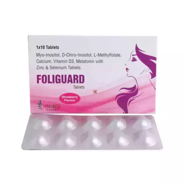 Foliguard Strawberry Tablet (10)