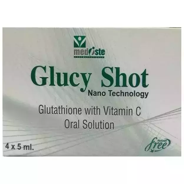 Glucy Shot Glutathione with Vitamin C Oral Solution 5ml