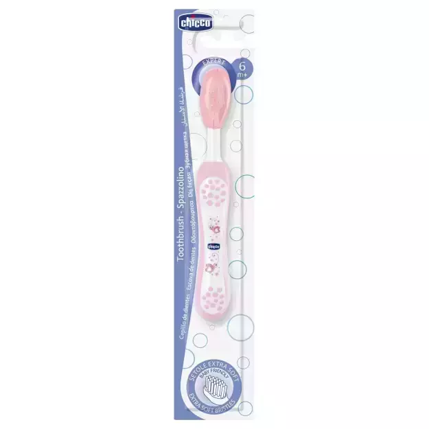 Chicco 6 to 36 Month Child Toothbrush Pink