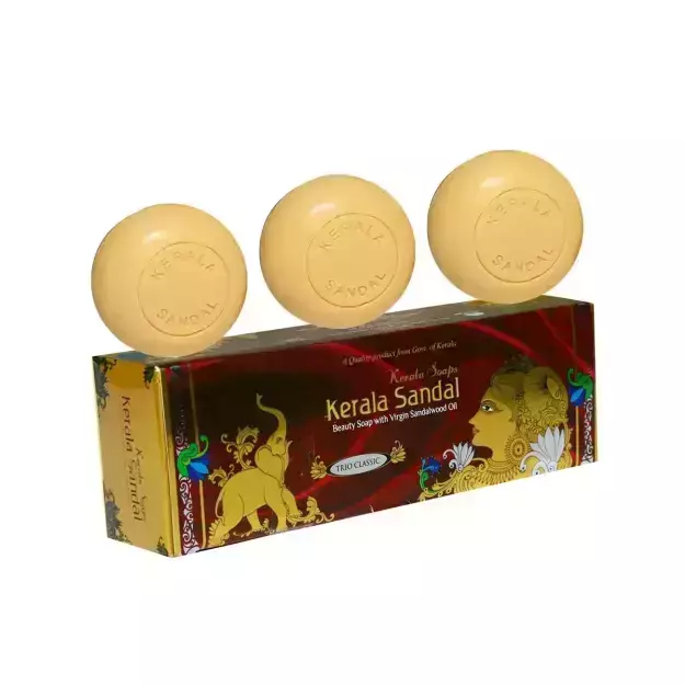 Kerala Sandal Trio Classic Soap 150gm (3)