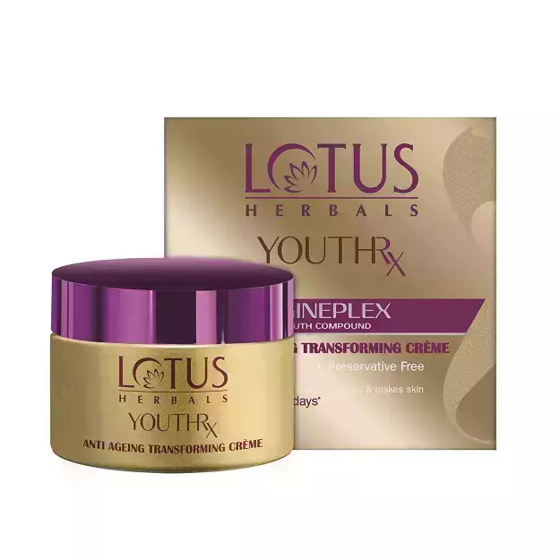 Lotus Herbals Youth Rx Anti-Aging Transforming Cream 50gm