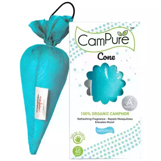 Campure Cone Air Freshener Camphor Original 60gm