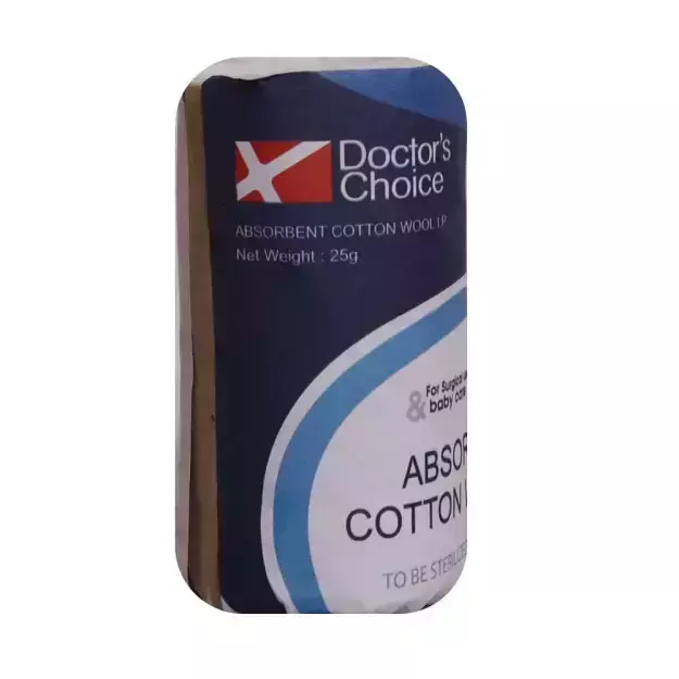 Doctor's Choice Absorbent Cotton Wool I.P. 25 gm