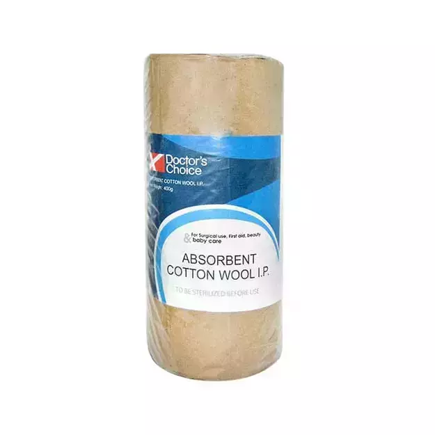 Doctor's Choice Absorbent Cotton Wool I.P. 400gm