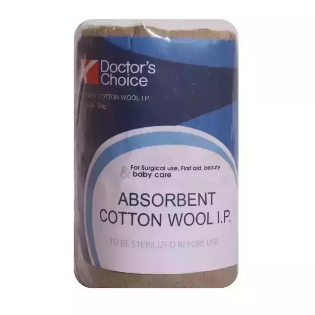 Doctor's Choice Absorbent Cotton Wool I.P. 50gm
