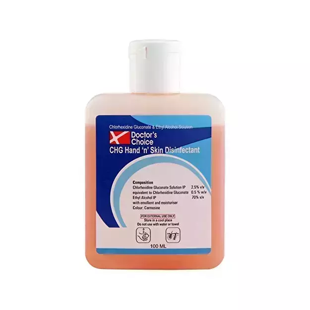 Doctor's Choice CHG Hand 'N' Skin Disinfectant with Pump 100ml