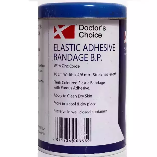 Doctor's Choice Elastic Adhesive Bandage B.P. (10 cm x 4.6 m)_1